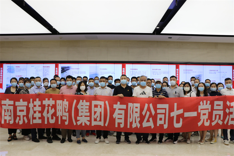 公司黨委組織參觀南京市規(guī)劃建設展覽館